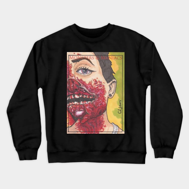 Horror Crewneck Sweatshirt by BigClintYeager